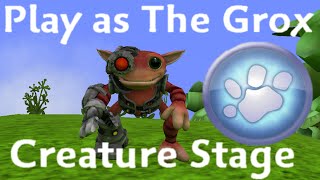 Playing as The Grox in Creature Stage Spore [upl. by Larcher]