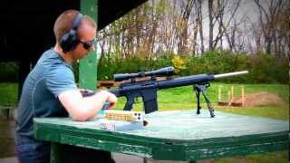 DPMS LR308 24quot Stainless Bull Barrel First Shots [upl. by Adelaja]