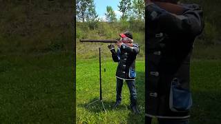 Shooting a Pedersoli Bristlen Morges Rifle  ISSF 3P with percussion rifle MLAIC [upl. by Tristan687]