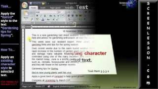 ECDLICDL WordProcessing Mock Exam Test Q Video Solution [upl. by Ydwor]