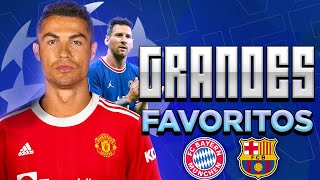 10 FAVORITOS A GANHAR A CHAMPIONS LEAGUE 202122 [upl. by Guido]