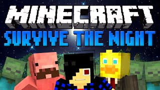 SURVIVE THE NIGHT Minecraft Minigame [upl. by Onabru]