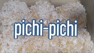 Pichi Pichi RecipeHow to make pichi pitchi from raw cassavaLutong Pinoy Panlasang Pinoy 2019 [upl. by Elleret]