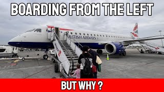 Why Aircraft Are Typically Boarded From The Left [upl. by Ettennor796]