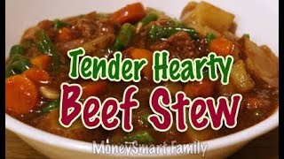 Beef Stew Recipe in a Crock Pot Easy Hearty Tender Delicious [upl. by Walrath653]