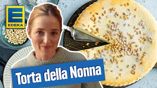 Torta della Nonna  Italienisches Kuchen Rezept [upl. by Hooper]