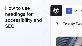 How to use headings for accessibility and SEO [upl. by On]