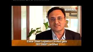 Essar Steel Logistics Limited gets ISO 39001 certified [upl. by Etnoled503]