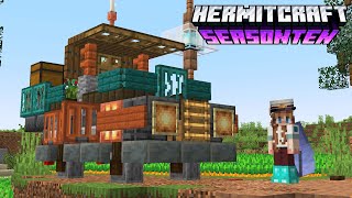 Hermitcraft 10 Solar Punk Steps  Episode 10 [upl. by Nyrrek]