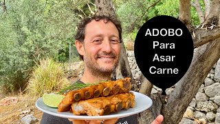 Como hacer ADOBO para ASAR CARNE  GUILLE RODRIGUEZ [upl. by Chu]