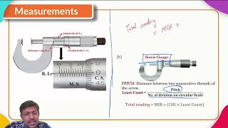 Measuring Instruments Micrometer or Screw Gauge  IIT JEE Physics [upl. by Llemar]