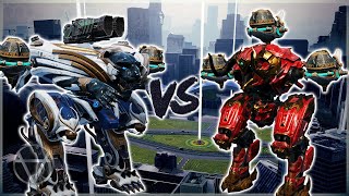 WR 🔥 Baihu LUCHADOR VS Ox MINOS – Clash Of Titans  War Robots [upl. by Aenahs]