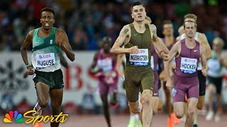 EPIC OLYMPIC REMATCH Nuguse Ingebrigtsen Hocker and Kerr go at it again in Zurich 1500 [upl. by Rufus]