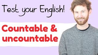 ¿Contable o incontable 🙄 TEST YOUR ENGLISH [upl. by Ainahpets]