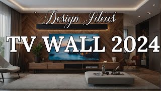 Modern TV Wall Design Ideas 2024 Elevate Your Entertainment Space [upl. by Eide604]