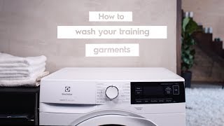 How to wash training clothes Electrolux Washing machines [upl. by Krell]