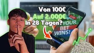 Sportwetten Strategie 100€ Schneeball erklärt  StepbyStep Sportwetten Tipps [upl. by Laeahcim762]