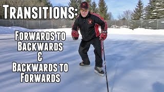 Proper Forwards and Backwards Transitions  Hockey Skating Episode 9 [upl. by Faro369]