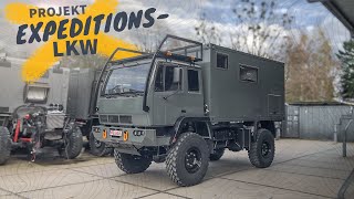 Steyr 12M18  Der ZEPPELIN FM ii Shelter kommt drauf 🥳 🚛🛖  Machen wir ein ExMo draus TÜV🤔😂 [upl. by Allesor]