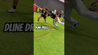 DLINE HOOP DRILL PRO LIMIT ATHLETES DefensiveLine NFL NFLRookie FootballProLimitAthletes [upl. by Mariska939]