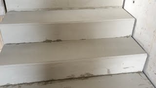 Tutorial Betonoberfläche Sichtbeton TREPPE selber ausbessern  reparieren DIY Betonkosmetik [upl. by Weston]