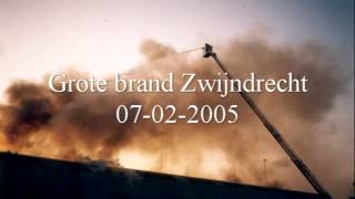 Analoge oproep amp berichtenverkeer grote brand Zwijndrecht 2005 [upl. by Alegnasor]