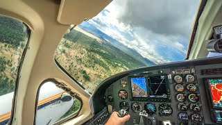 TURBOPROP  Cessna 425 Taxi Takeoff Climb With cockpit Audio [upl. by Iramaj727]