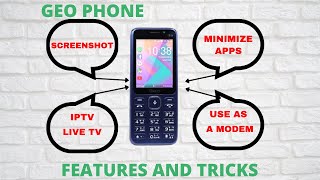 Geo T19 Feature and Tricks KaiOS Tricks and Tips Geo Phone Tips and Tips [upl. by Foote155]