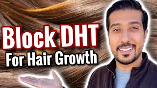 3 Amazing DHT Blocking Supplements for Hair Growth  How to Block DHT [upl. by Barby]