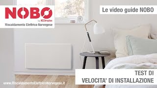 NOBO by Dimplex • Test di installazione facile e veloce [upl. by Llerej]