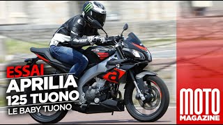 Aprilia Tuono 125  le baby Tuono à lessai [upl. by Garnett]