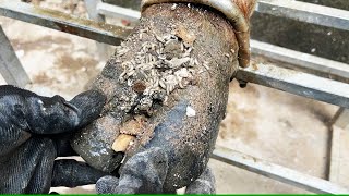 New Method Few People Know This Simple Way to Attach a Knife How to Restore a Rusty Knife [upl. by Neehsas419]