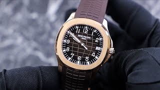 Patek Philippe Aquanaut 5167R Rose Gold Unboxing amp Presentation [upl. by Humph]