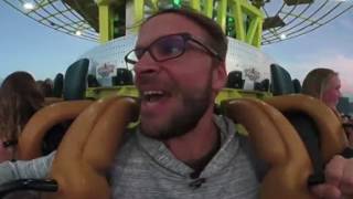 Hamburger Dom 2017 Freefall Tower 360 Grad [upl. by Edi431]