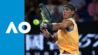 Final game Awesome Nadal into final SF  Australian Open 2019 [upl. by Elgar]