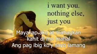 kahit sandali lyricsJennylyn Mercado [upl. by Idissak]