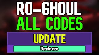 New RoGhoul Codes  Roblox RoGhoul Codes April 2024 [upl. by Leonardo]