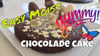 Easy Moist Chocolade Cake [upl. by Aloz]