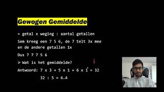 Gewogen en Ongewogen Gemiddelde  Math with Ashar [upl. by Macdermot]