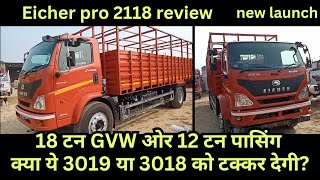 Eicher pro 2118 price features full detail in Hindi [upl. by Annyrb]