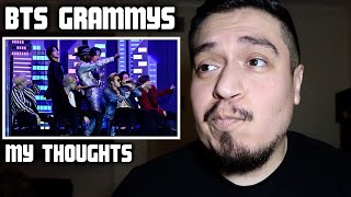 BTS GRAMMYs 2020 Performance REACTION [upl. by Kynthia12]