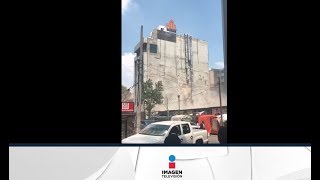 Sismo del 19 septiembre de 2017  Edificio de la Ciudad de México casi colapsa [upl. by Xino]