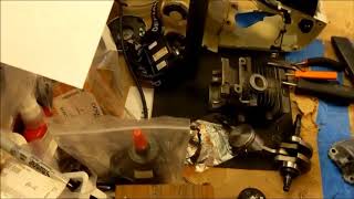 Stihl 192t Engine Assembly After Piston Replacement [upl. by Moran]