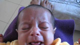 Baby crying due to constipation [upl. by Lundell992]