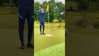 FOOTGOLF HOLE IN ONE 😱😳⚽️ footballshorts football soccershorts soccer [upl. by Airakaz177]