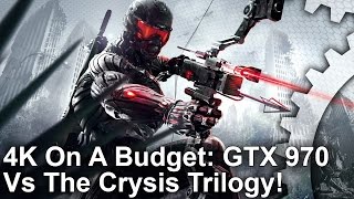 4K On A Budget GTX 970 vs The Crysis Trilogy [upl. by Mailiw179]