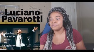 Luciano Pavarotti  Funiculì Funiculà REACTION [upl. by Neeneg]