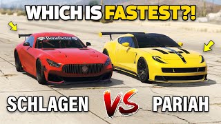 GTA 5 ONLINE  PARIAH VS SCHLAGEN GT WHICH IS FASTEST [upl. by Scurlock]