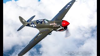 Curtiss P40 Warhawk Flight [upl. by Ipoillak]