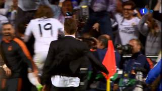 Xabi Alonsos reaction after Bales goal HD  La decima [upl. by Cash]